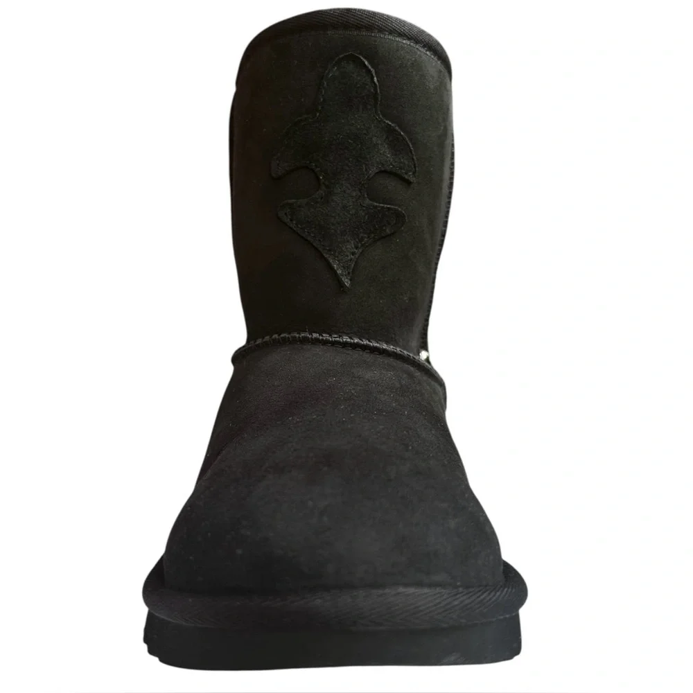 New Ugg Classic Short II Black Boots US 4 Big Kids 4 - 10 years Unisex Custom